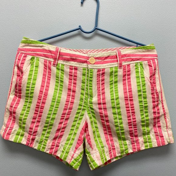 Lilly Pulitzer pink and green shorts, size 4 - Picture 1 of 4